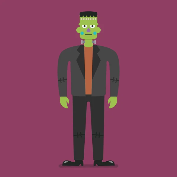 Frankenstein Halloween karakter — Stockvector