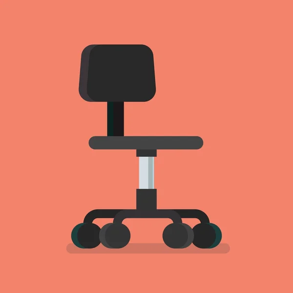 Chaise de bureau illustration vectorielle — Image vectorielle