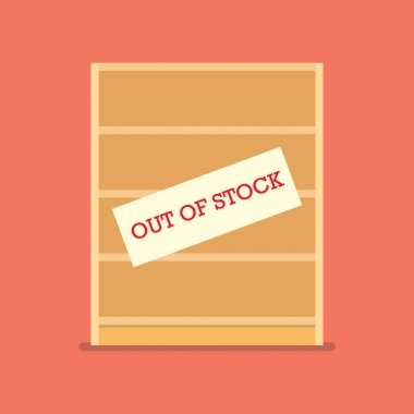 Ahşap raflar dışında hisse senedi işareti