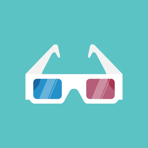 3D Brille Vektor Illustration — Stockvektor