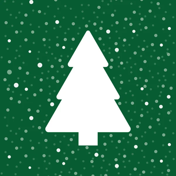 Julgran affisch — Stock vektor