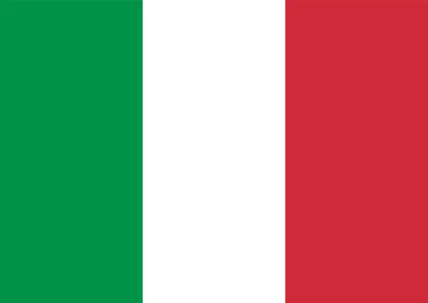 Flaga Włochy Ilustracja Wektorowa — Wektor stockowy