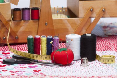 Dikiş seti görünümü