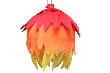hanging isolated pinata on the white background clipart