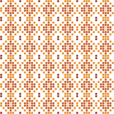 Soyut doku kare desen turuncu sorunsuz