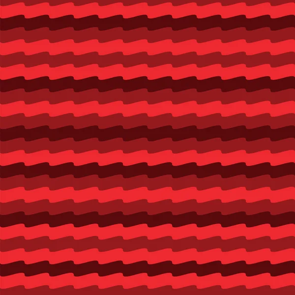 Onda de textura abstracta 2 rojo simple — Vector de stock