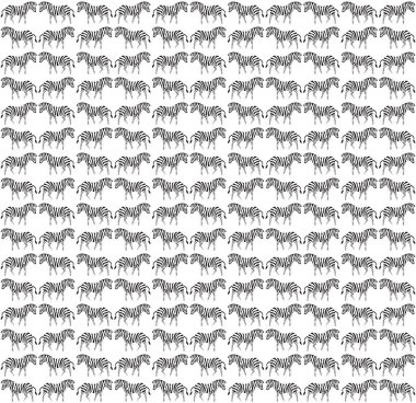 Zebra siluet sorunsuz doku küçük