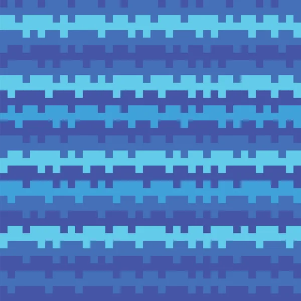 Textura abstracta ferrocarriles rayas pixel sin costuras fondo azul — Archivo Imágenes Vectoriales