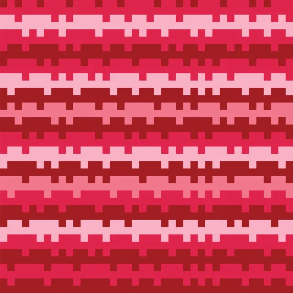 Abstract texture railways striped pixel seamless background pink — Stock Vector