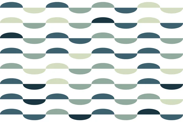 Patrón gráfico semicírculo abstracto onda azul al azar — Archivo Imágenes Vectoriales
