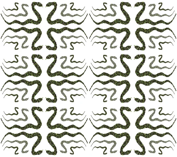 Simbolo di serpente senza soluzione di continuità texture sfondo — Vettoriale Stock