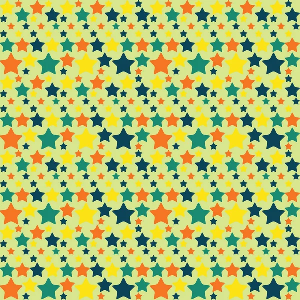 Patrón abstracto estrellas diferentes tamaño 1 circo — Vector de stock