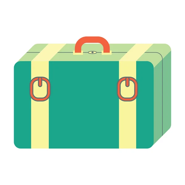 Travelling bag blue — Stock Vector