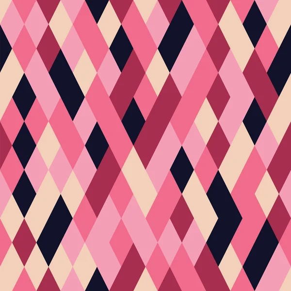 Soyut geometrik elmas desenli pembe küçük