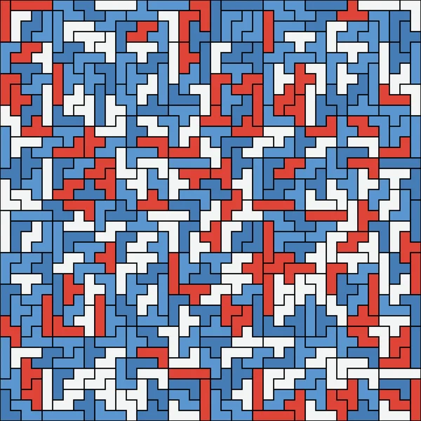 Geometrische vormen abstract patroon Frankrijk — Stockvector