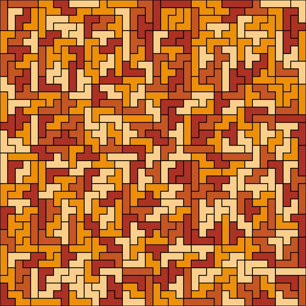 Formas geométricas padrão abstrato laranja —  Vetores de Stock