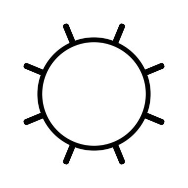 Güneş sembolü döndürmek birleştirmek siyah