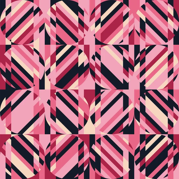 Zebra abstraktní kruh pozadí vzorek bezešvých textur pi — Stockový vektor