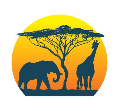 Safari hayvanlar doğa