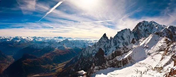 Mont-Blanc, Courmayeur, Ιταλία — Φωτογραφία Αρχείου