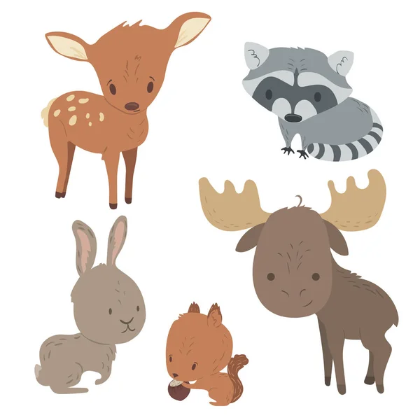 Bos dieren set — Stockvector