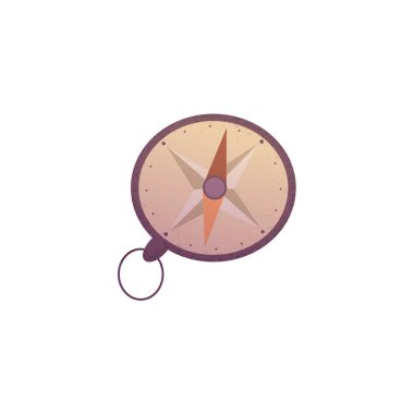 Gezgin vektör için COMPAS illüstrasyon karikatür