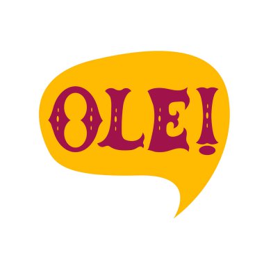 Ole kelime ile konuşma balonu