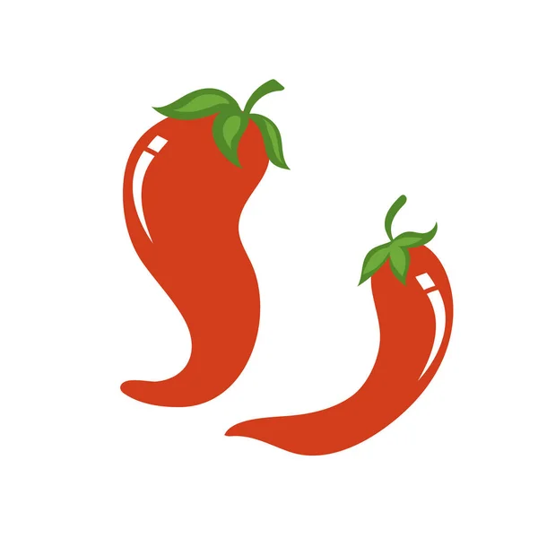 Ilustração do vector dos desenhos animados da pimenta vermelha — Vetor de Stock