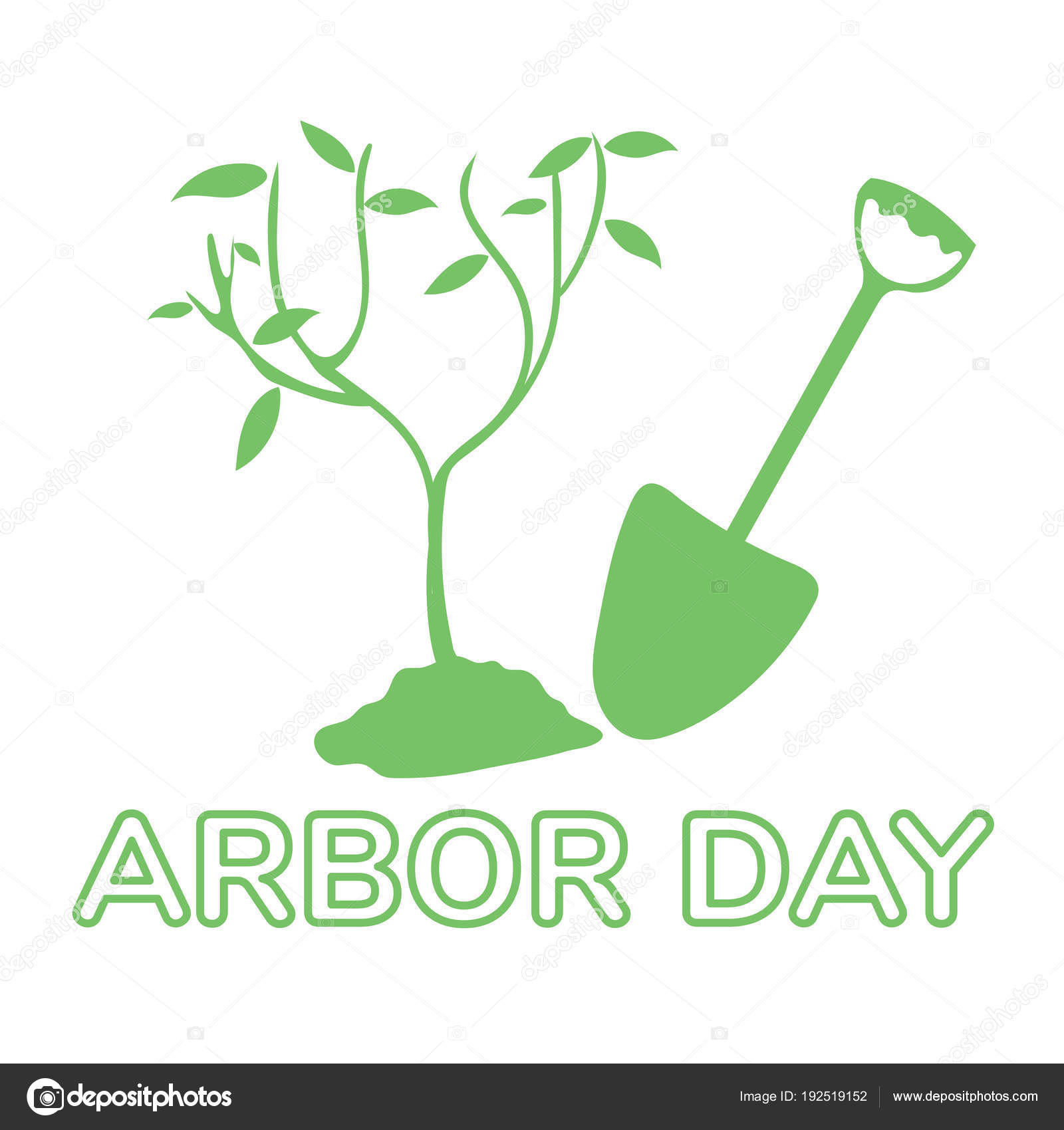 Arbor day flat vector illustration Stock Vector Image by ©masha2003