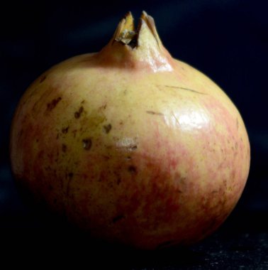 siyah arka plan üzerine izole nar