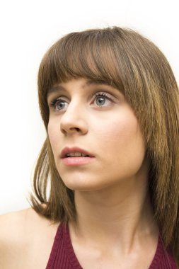 Güzel bir kadının portresi. 