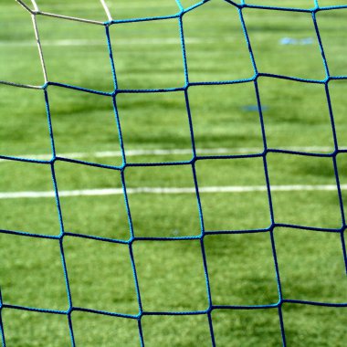 Bir futbol stadyumunun golü.