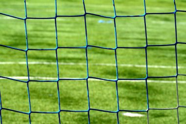 Bir futbol stadyumunun golü.