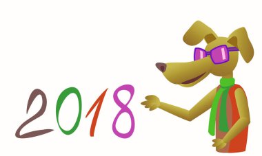 Köpek gülümseyen şablonu.