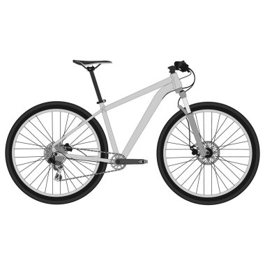 Merhaba ayrıntılı Mtb vektör çizim izole