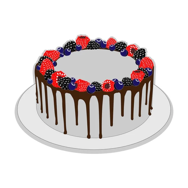 Pasta izole çilek ile