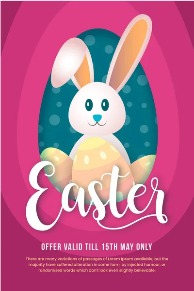 Happy Easter Day Festival Poster Design