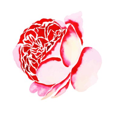 Suluboya Bahar Çiçek Elementi