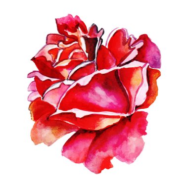 Suluboya Bahar Çiçek Elementi