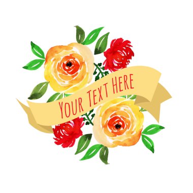 Suluboya Sancak Yıldönümü, doğum günü, düğün ve diğer kutlamalar için çok amaçlı arka plan