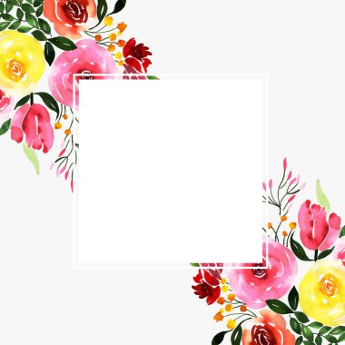 Suluboya Çerçeve Yıldönümü, doğum günü, düğün ve diğer kutlamalar için çok amaçlı arkaplan