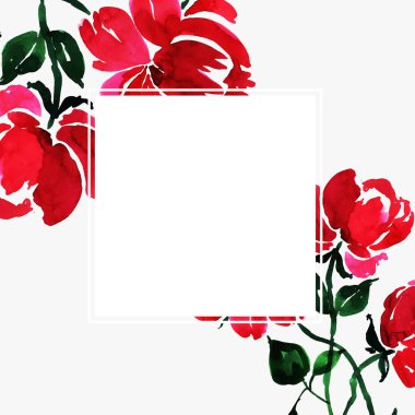 Suluboya Çerçeve Yıldönümü, doğum günü, düğün ve diğer kutlamalar için çok amaçlı arkaplan