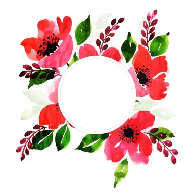 Suluboya Çerçeve Yıldönümü, doğum günü, düğün ve diğer kutlamalar için çok amaçlı arkaplan