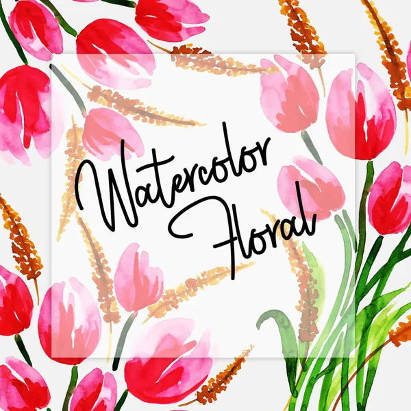 Watercolor Spring Floral Multipurpose Background