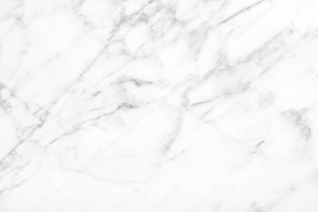 White Carrara Marble natural light surface for bathroom or kitch