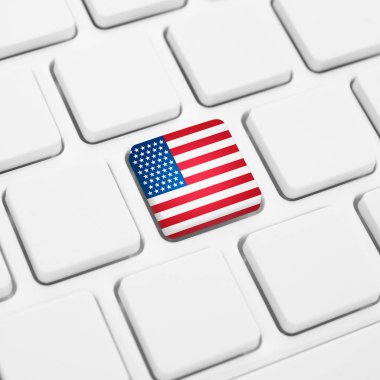 Amerika Birleşik Devletleri veya ABD web kavramı İngilizce dili. Na