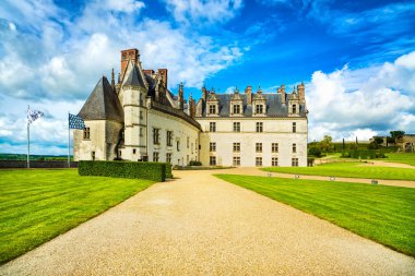 Chateau de amboise Ortaçağ Kalesi, leonardo da vinci mezar. Loir