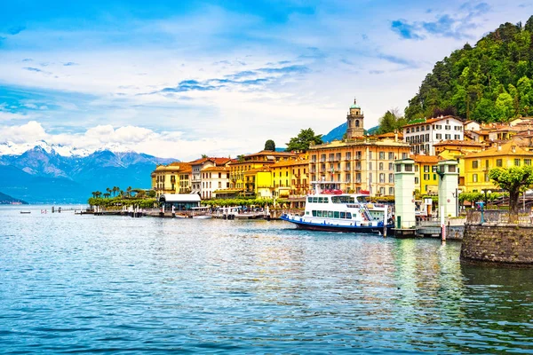 Bellagio Stadt, Como Seenlandschaft. Italien, Europa. — Stockfoto