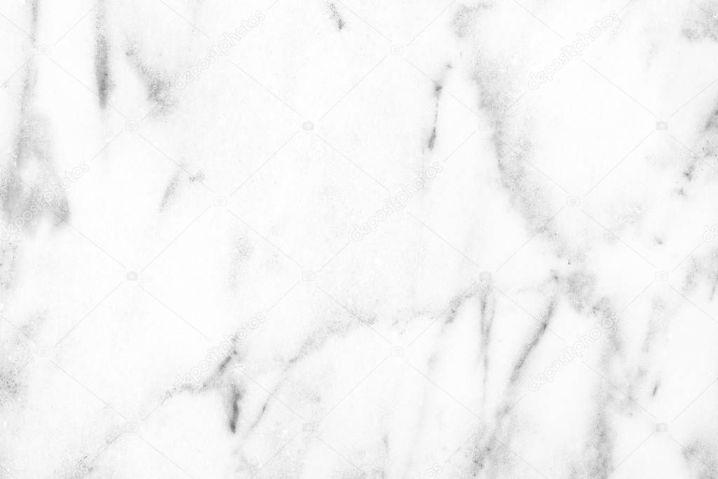 White Carrara Marble natural light surface for bathroom or kitch