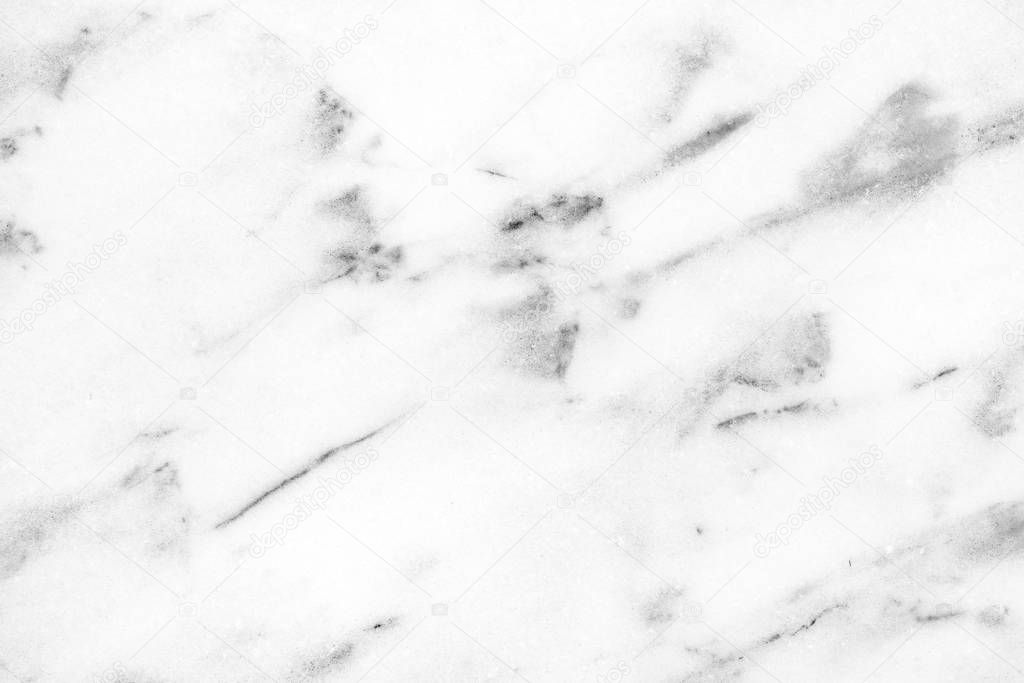 White Carrara Marble natural light surface for bathroom or kitch